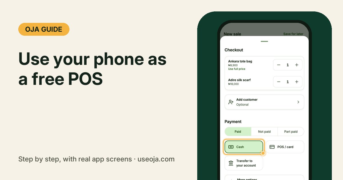 How to Use Your Phone as a Free POS for Your Shop